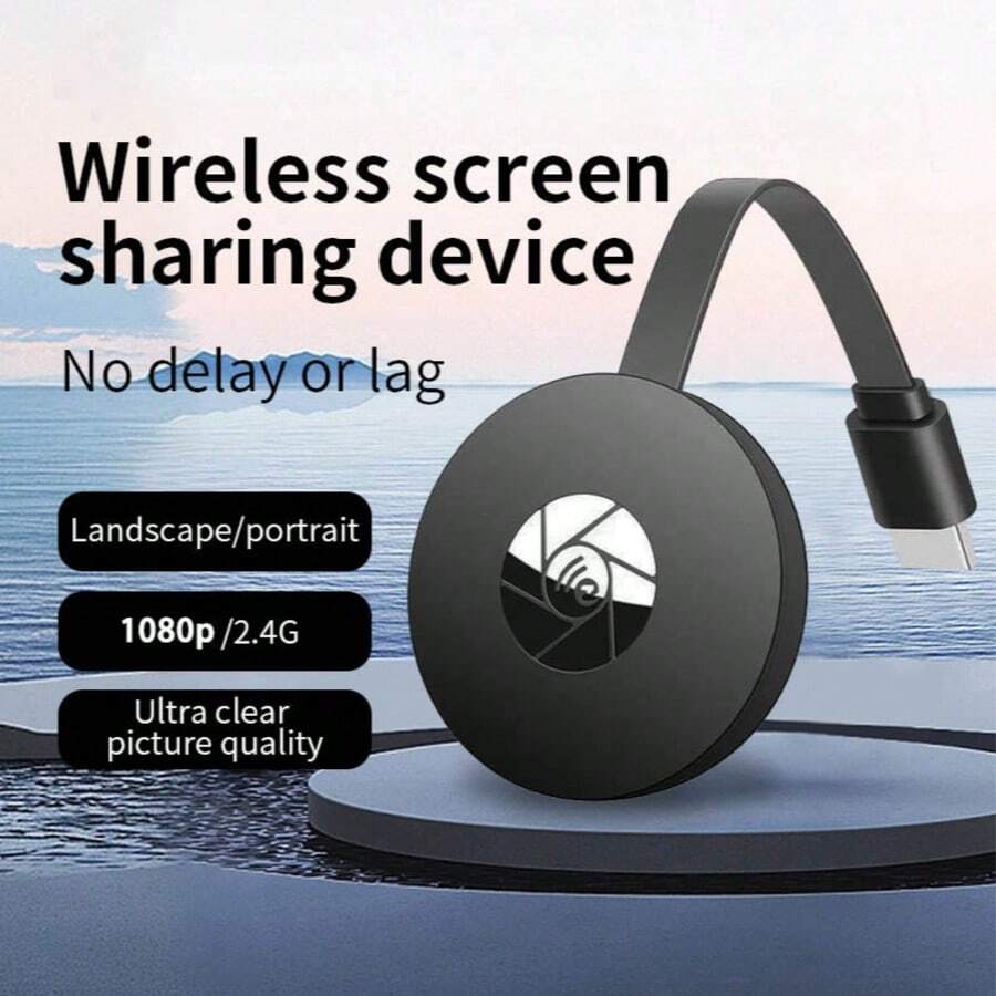 Wireless Screen Sharing Device, Mobile Phone Screen Mirroring Device, Display Adapter,Screen Sharing,High-Definition Android Conversion Connection, Monitor, Projector,Television, TV Stick, Dongle, Mirroring Adapter, WiFi Streaming Media & Movie Display Receiver