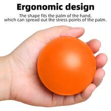 7厘米握力球，手部力量训练球 - 手指锻炼工具，耐用挤压球，用于增强手部力量和缓解压力，握力训练器，手指力量训练，力量训练，减压球 - 彩色 - 查看 5