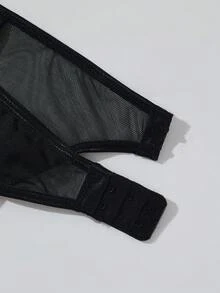 Set de 2 piezas Body con falda, conjunto de ropa de dormir para mujer, conjunto de pijama elegante y grácil, conjunto de lencería sexy, conjunto de ropa interior para mujer, moldeable, conjunto de ropa para dama - Multicolor - Ver 6