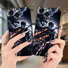 Una funda de teléfono moderna y genial con patrón de anime de dibujos animados, a prueba de golpes, cubierta protectora suave de TPU mate, adecuada como regalo de cumpleaños o festivo para hombres y mujeres, compatible con iPhone 16, 15, 14, 13, 12, 11, XS, XR, X, 7, 8, Mini, Plus, Pro, Max, SE. - Mezcla de colores - Ver 9