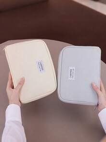 Túi đựng thuốc du lịch xách tay Túi đựng đồ trang điểm Túi đựng mỹ phẩm có túi đựng nhỏ đựng thuốc Túi đựng đồ tiện lợi có lưới dạng lưới Ví đựng được nhiều dung tích Túi đựng đồ vệ sinh cá nhân lớn có khóa kéo kép nhiều ngăn dành cho nam/nữ Túi đựng đồ vệ sinh cá nhân du lịch cự ly ngắn Túi đựng đồ thiết yếu khi trở lại trường Túi đựng đồ chống thấm nước - Nhiều màu - Xem 4