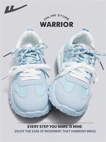 Warrior Gym Shoes For Women Autumn And Winter Comfortable Modest Style Casual Yet Sleek Sneakers Applicable Throughout The Year Wear-Resisting All-Day Wear Training Sneakers Running Shoes - Light Blue - View 2