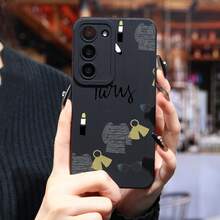 Funda de Teléfono de Lujo Estilo  Elemento Galaxy S24 Ultra S23 Plus S22 + S21 S20 FE S10 A72 A54 5G A53 A52 A52S A15 A14 A13 A12 A22 A21S A51 A33 A32 A23 5G Funda Protectora de Silicona Mate Suave - Colores mixtos - Ver 6