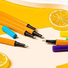 12 To 120 Colors Fine Point Pens 0.4mm - Multicolorido±24 lõi - Xem 6