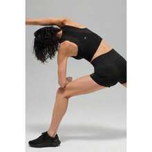 Alo Yoga Mesh Front Runner Tank - Black |  | Pilates Set - màu đen - Xem 4