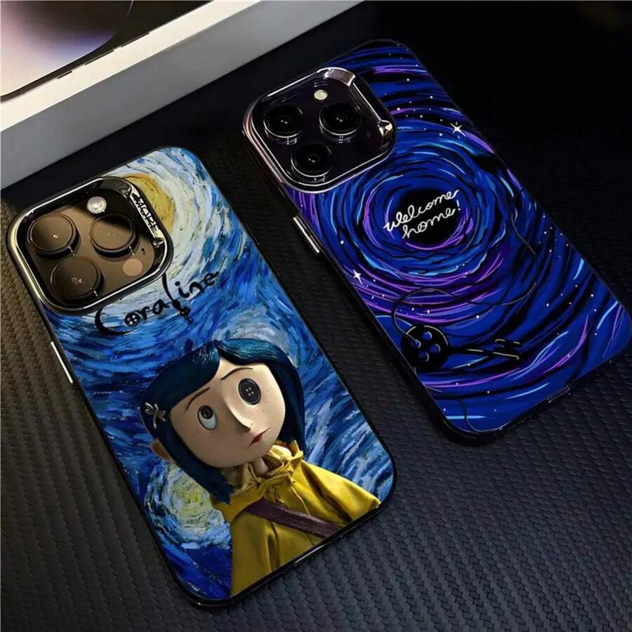 Phone Case AnmeC-Coral For IPhone 17 AR16 Pro Max 15 Pro 14 Plus 12 13 XS Max 11 Pro, Silver Plated Cover Color 17 Air - 黑色2 - 查看 1