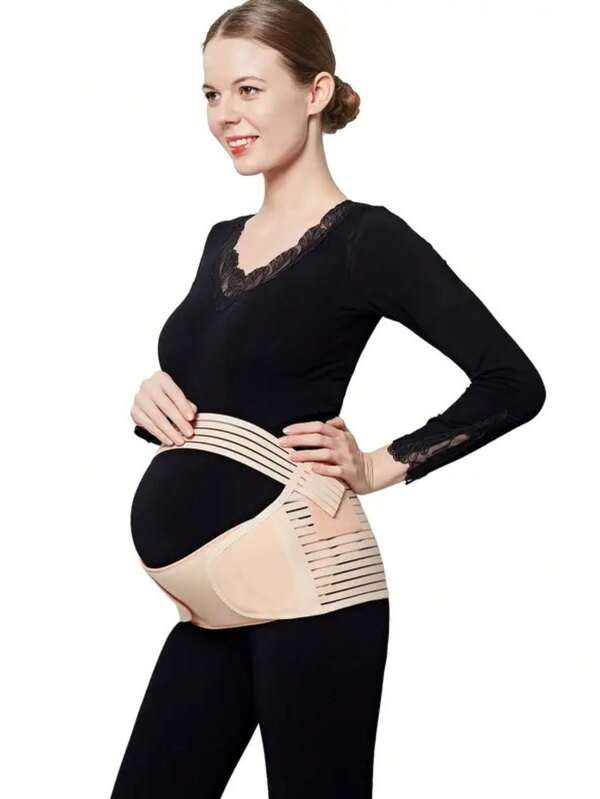 Maternity Support Belt - Soft, Breathable Abdominal Support With Cushioning, Relieves Back & Hip Pain
