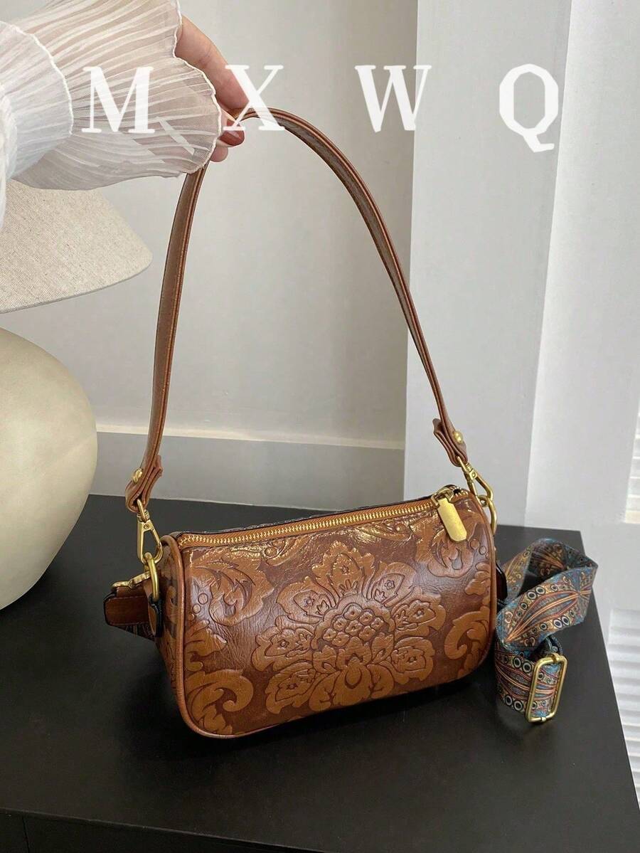 New Embossed Women Handbag, Fashion Chinese Chic Shoulder/Crossbody/Tote Bag For Ladies, Mommy Bag