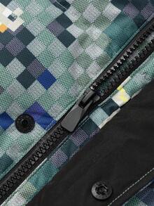 Balabala Kids Boys Hooded Down Jacket, Winter 2025 Warm & Protective - Green Tone - View 7