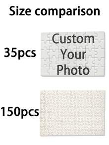 1PC, Custom Photos, Personalized Puzzles, 35-1000PC DIY Personalized Photos, Party Gifts, Anniversary Gifts, Teachers' Day Back-To-School Season, Graduation Season, Summer And Autumn Family And Friend Gifts, Room Decoration Items, Party Decorations, Wedding Decorations,Kids,Gala Night