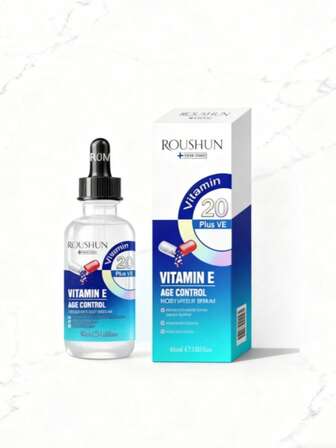 1 Bottle (30ml) Vitamin E Age Control Moisturizer Serum, Hydrating, Oil Control, Pore Refining, Brightening, Nourishing, Suitable For Daily Skincare For Men And Women