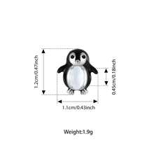 WOSTU 1个925纯银哑光雪花企鹅吊坠，配硅胶隔珠，适合女士手链，时尚DIY饰品礼品 - 銀色 - 查看 15