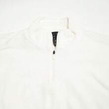 Adidas Unisex Half-Zip Pullover Sweatshirt, Couple Style IA1991 - White - View 3