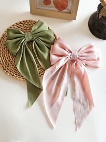 2pcs/Set Soft Fabric Bow Hairclips, Women Fashion Daily, Party, Travel And Date Hairstyle Accessories,Stocking Stuffers,Stocking Fillers,Stocking Stuffers For Women,Stocking Fillers Women,Christmas Gifts,Gifts,Christmas Stocking Fillers,Gifts For Women,Gift,Christmas Gift,Stocking Stuffers For Adults,Stocking Fillers For Adult,Hair Stuff,Women's Accessories,Stocking Stuffer,Coming-Of-Age Hair Accessory,Christmas Hair Accessories,Gift Ideas For Women,Beauty Stocking Fillers,Christmas Gifts For Women