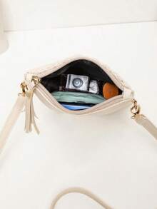 New Small Crossbody Bag For Women, Niche Beach Side Versatile Shoulder Bag, Fashionable Mini Square Envelope Bag, Versatile Ins Casual Crossbody Vacation Beach Bag - Multicolor - View 9