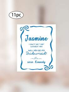 11Pcs Custom Label For Wine Bottle Custom Label For Candle, Personalized Label Birthday Party Decor Retirement Party Wedding Decor Custom Gifts, Decor Custom Gifts,Back To School Fashion