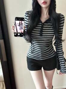 Women Sweatshirts - Đen xám - Xem 7