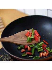 木制厨房用具套装 - 包括锅铲和烹饪工具，适合家庭聚会和派对，柚木材质，高端生活，品质优良