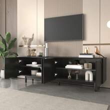 Television Stands & Entertainment Centers - Black - View 6