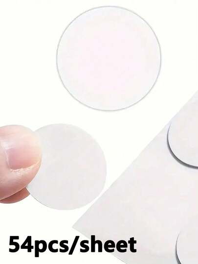 54 cache-vis auto-adhésifs - Autocollants anti-poussière en PVC pour meubles, armoires, murs - Couvre-trous décoratifs imitation bois multicolores, faciles à installer et imperméables, options blanc et noir, protection des meubles, esthétique moderne, adhésif durable