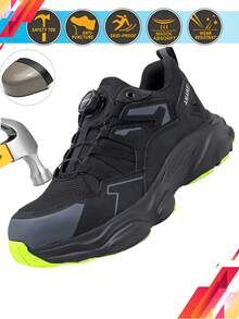 Dian Sen Christmas Gift Steel Toe Safety Shoes, Men's Work & Sports Shoes, Steel Toe Boots, Easy-To-Wear Work Safety Boots, Breathable Sports Work Shoes, Men's Boots, Work Safety Shoes, Men's Safety Boots, Anti-Crush Work Shoes, Steel Toe Shoes, Men's Work Boots, Anti-Puncture Safety Sports Shoes, Men's Safety Sports Shoes