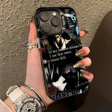 S-Silent Horror Hill Game Phone Cases For IPhone 17 Pro Max Plus Air 16 15 14 13 12 11 Anti Fall Black Matte Hard Bumper Cover Protector - 4 - Xem 4