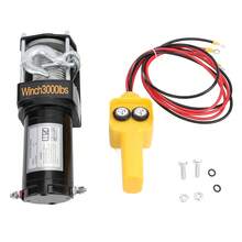 Cabrestante Eléctrico De 3000 Libras 12 V Cable De Acero Para Atv Utv, Remolque, Cabrestante Todoterreno - Negro - Ver 6