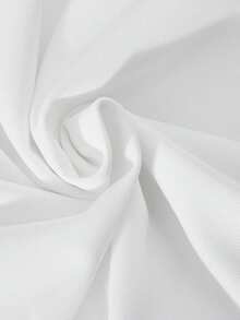 两件套个性风格少女套装，白色卡通图案圆领长袖上衣搭配卡其色宽松口袋阔腿裤，时尚设计，适合春秋季穿着。 - 白色 - 查看 9