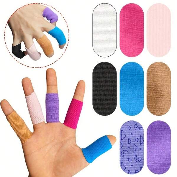 Same 6-Pack Elastic Finger Protection Patch Mouse Hand Bowling Thumb Fixed Support Anti Friction Sports Finger Protection Tape