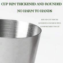 3pcs/Set 304 Stainless Steel Measuring Cups, Professional Cocktail Double-Headed Measuring Cup, Bartender Drink Measure Cup For Party, Wedding, Kitchen, Bar