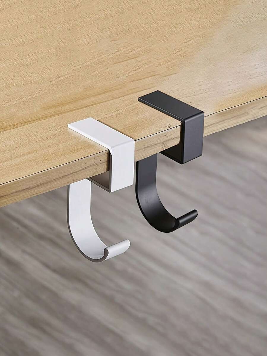 1个五角形桌面边缘包架，桌面边缘挂钩，不粘可拆卸挂钩，可拆卸可移动挂钩，返校季