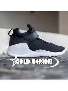 High-Top Basketball Shoes, Athletic Style, Training/Gym Shoes, Men's And Women's, Non-Slip, Stylish, Various Colors, Sizes 38 To 44. 24-Hour Shipping! - 黑與白 - 查看 4
