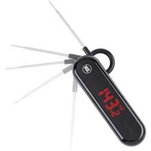 Goodcook Termómetro digital de lectura instantánea de carne, cocina comida Candy BBQ con retroiluminación LCD e imán, de -15 °C a 500 °C(default) - Tipo 1 - Ver 5