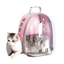 Cat Backpack Carriers, Dog Backpack, Pet Backpack For Small Cats Puppies Dogs Bunny, Airline-Approved Ventilate Transparent Bubble Backpack For Travel And Outdoor - 灰色 - 查看 9