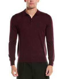 Bruno Magli Wool Polo Sweater - 綠色 - 查看 1