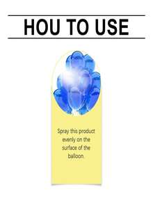 DOWMOO Balloon Gloss Spray, Which Enhances The Atmosphere Of The Balloon And Produces A Long-Lasting Effect, Creating A Textured High-Gloss Spray. High-Gloss Balloon Spray Enhances The Gloss Of The Balloon And Lasts For A Long Time, Creating An Atmosphere Of High-Gloss Spray Holiday Gifts