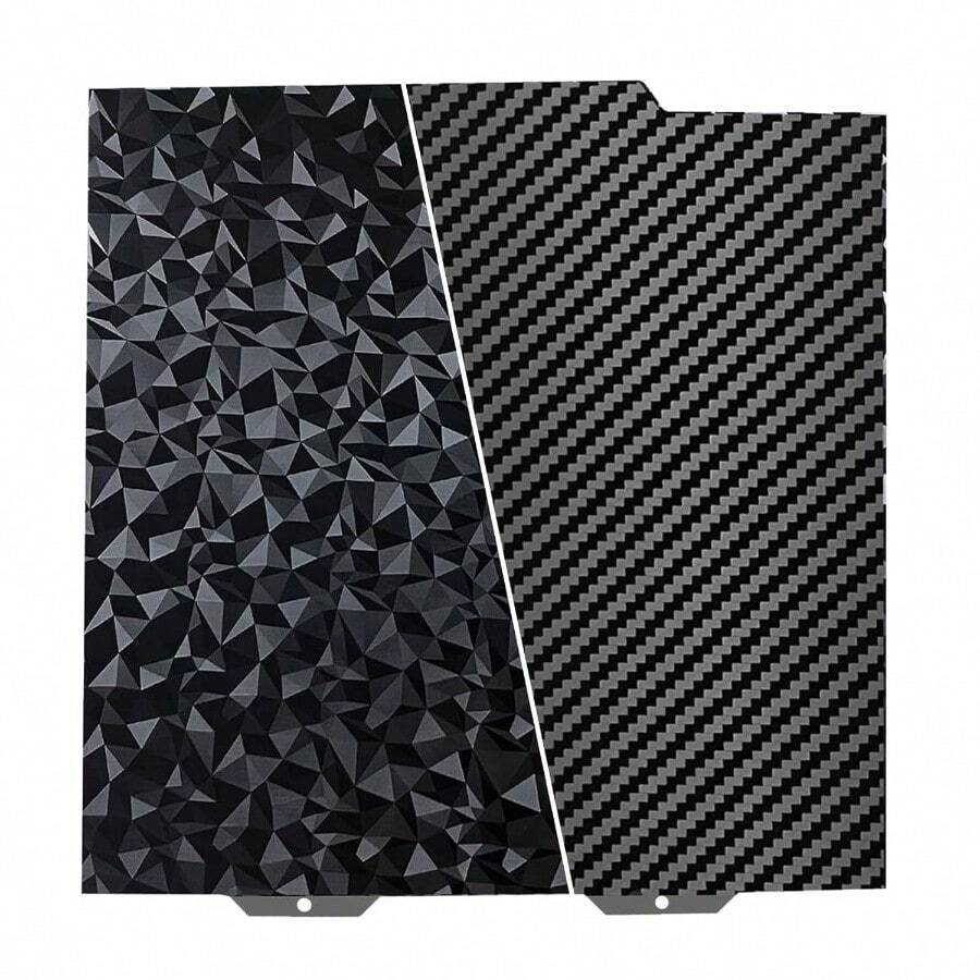 PEO PET Placa de construccin para Bambulabs a1 - Pequeño diamante PEO + fibra de carbono PET - Ver 1