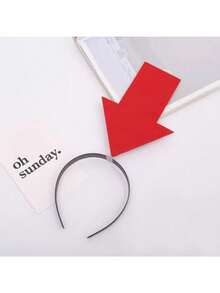 1pc Cute Creative Funny Anti-Lost Arrow Headband, Concert Hair Accessory - Multicolor - View 7