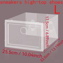 12 件透明可堆叠鞋盒可折叠塑料鞋子收纳整理器心形拉环适用于运动鞋所有鞋子节省空间的模块化架子衣柜壁橱入口卧室宿舍办公室家用堆叠成鞋架鞋柜