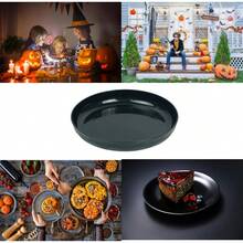 6 Pack Wheat Straw Plates Reusable Dinner Plates Durable And Lightweight Perfect For Home Parties Camping And Dishwasher  Dark Gray Light Gray Black - DarkGrayLightGrayblack - View 3