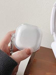 花形透明保护壳 适用于 Galaxy Buds Pro/Buds FE /Buds Live /Buds 2 无线蓝牙耳机 - 無色 - 查看 5