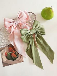 2pcs/Set Soft Fabric Bow Hairclips, Women Fashion Daily, Party, Travel And Date Hairstyle Accessories,Stocking Stuffers,Stocking Fillers,Stocking Stuffers For Women,Stocking Fillers Women,Christmas Gifts,Gifts,Christmas Stocking Fillers,Gifts For Women,Gift,Christmas Gift,Stocking Stuffers For Adults,Stocking Fillers For Adult,Hair Stuff,Women's Accessories,Stocking Stuffer,Coming-Of-Age Hair Accessory,Christmas Hair Accessories,Gift Ideas For Women,Beauty Stocking Fillers,Christmas Gifts For Women