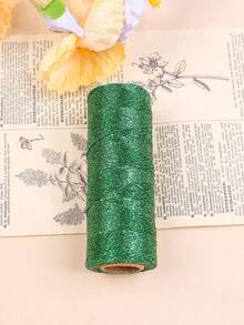 1卷100米圣诞装饰金属线，1毫米金色金属丝绳，礼品包装线，DIY首饰线，圣诞装饰绳