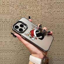 Funda de Teléfono con Letra S de Estilo Navideño Único y Divertido - Adecuada para iPhone 11/12/13/14/15/16 Pro/Plus/XR/XS/X//8, Protección Completa a Prueba de Golpes para Hombres y Mujeres - Colores mixtos - Ver 4