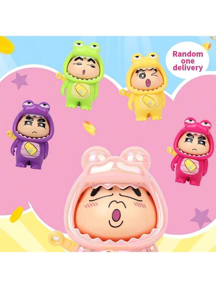 Miniso 1pc Crayon Shin-Chan Space Lab Transformation Toy Set, Cute