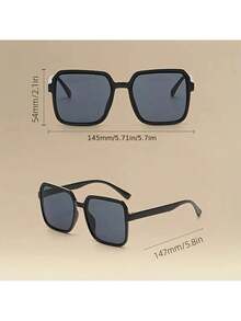 2024 Fashion Square Glasses With PC Lenses - Stylish Street Style Accessories - AC05 - 查看 4