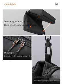 Four Folding Ways Of Volcano Storage Bag Digital Storage Bag Pocket3 Charging Treasure Storage Bag Commuter Travel Bag Suitable For Men And Women. - Dark Green - View 3
