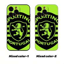 1 Pieza Funda de Teléfono Diseño Jugador de Fútbol, Negra, Adecuada para Hombres y Mujeres, Compatible con iPhone 16/16Plus/16Pro/16Promax/15/15Plus/15Pro/15Promax/14/14Plus/14Pro/14Promax/13/13Mini/13Pro/13Promax/12/12Mini/11/Plus/Pro/Max Series. - Mezcla de colores - Ver 2
