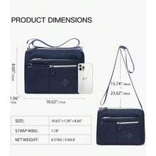 Men Shoulder And Crossbody Bags - Blue - View 5