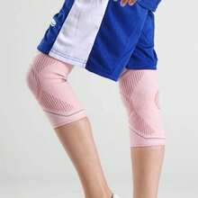 1 Pair Kids Sports Knee Pads, Breathable & Elastic, Unisex, Suitable For Football, Cycling, Dance, Yoga, Tennis, Running, Climbing And Other Sports - Multicolor - View 4